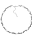 Men's Fashion Light Luxury Necklace – Titanium Steel Ice-Style Drawing Pendant Chain