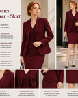 Women's Professional 3-Piece Suit Set – Jacket, Vest & Pants