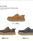 Herren-Sneaker aus echtem Rindsleder – atmungsaktives Mesh-Futter, Schnürung, rutschfeste Gummisohle, mittlerer Absatz, EU 38–45