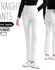 Hochwertige Stretch-Golfhose für Damen – schmal geschnittene Hose mit hoher Taille, schnelltrocknendem Stoff und geradem Bein