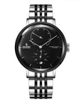 Men's Automatic Mechanical Watch – MIYOTA Japan Movement, 43mm Dial, 14mm, Stainless Steel, 30M Waterproof, Week Display