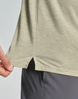Men's Lyocell Merino Wool Blend T-Shirt – Moisture-Wicking Short Sleeve