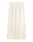 Damen Maxi Satinrock im Meerjungfrauen-Stil – Eleganter A-Linien-Midirock aus Triacetat-Mischgewebe mit schrägem Schnitt und fließendem Fall für Büro und Freizeit