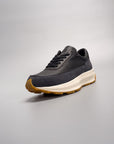 Men's High-Top Vintage Genuine Leather Running Shoes – Thick-Sole Retro Cowhide Boots