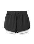 Men’s Breathable Quick-Dry Fitness Shorts – Double-Layer Muscle Fit Running Shorts with Moisture-Wicking Fabric & Athletic Performance Design