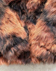 Men's Faux Fur Hooded Jacket – Zip-Up Winter Hoodie with Loose Fit