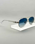 Men’s Pilot-Style Oversized Sunglasses – Pure Titanium Frame Polarized UV Protection Glasses