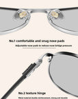 Men's Carbon Fiber Pilot Sunglasses – Polarized, UV-Protected, Color-Changing Aviator Shades