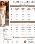 Damen Neckholder-Kleid mit eckigem Ausschnitt und Rückenausschnitt – Ärmelloses A-Linien-Sommer-Midikleid aus Baumwolle