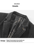 Men's Premium Denim Jacket – 100% Mid-Weight Cotton, Regular Fit, 3 Colors