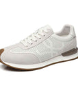 women First layer cowhide white shoes