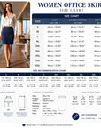 Women's Professional Slim Fit Skirt – Elegant Mid-Length Wrap Hip Skirt with Tailored Office Style & Versatile Solid Colors