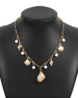 Women's Ocean Pearl Tassel Necklace – Starfish and Shell Beach-Inspired Pendant