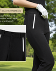 Women's Elastic Breathable Golf Flare Trousers – UPF Sun Protection