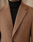 Herren-Anzugjacke aus Wollmischung mit Hahnentrittmuster – Slim Fit Vintage-Blazer
