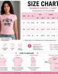 Women's 3D Print Slim Fit T-Shirt - Y2K Retro Streetwear Tee