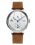 Herren Automatische Mechanische Uhr – MIYOTA Japan Uhrwerk, 43mm Zifferblatt, 14mm, Edelstahl, 30M Wasserdicht, Wochentagsanzeige