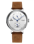 Men's Automatic Mechanical Watch – MIYOTA Japan Movement, 43mm Dial, 14mm, Stainless Steel, 30M Waterproof, Week Display