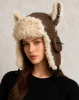 Women's Plush Ear Protection Winter Hat - Windproof Dome Cap