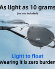 Men's Polarized Titanium Alloy Sunglasses – UV400, TAC Lenses, Photochromic Option