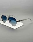 Men’s Pilot-Style Oversized Sunglasses – Pure Titanium Frame Polarized UV Protection Glasses