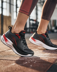 Women's Carbon Plate Running Shoes Lightweight Shock Absorption