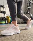 Women's Shock-Absorbing Lightweight Mesh Running Sneakers