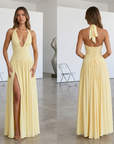 Women's Halter Neck Fishtail Party Dress