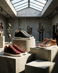Men's Crocodile Embossed Genuine Leather Shoes