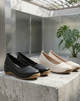 Women's Retro Platform Loafers with Buckle Strap