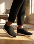 Women's Fly-Knit Slip-On Sneakers – Breathable Mesh Low Top