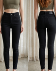 Women's High-Waist Skinny Jeans – Stretch Denim Pencil Pants