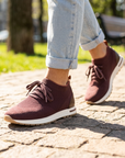 Women's Fly-Knit Slip-On Sneakers – Breathable Mesh Low Top