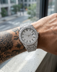 Men's Full Diamond Quartz Watch