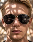 Men's Pure Titanium Sunglasses – Foldable Sports Shades