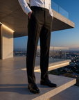 Herren Anzughose – Gerade geschnittene Business-Hose mit bequemem Sitz, knitterarmem Stoff und klassischem Bürostil