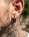 Men's Stainless Steel Hoop Earrings – Hypoallergenic Minimalist Hoops