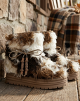 Women's Mid-Calf Snow Boots - Plush Lined, Non-Slip, Winter