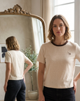 Women's Casual Color-Block Cotton T-Shirt