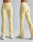 Women's High-Waist Wide Leg Yoga Pants – Bootcut Flare