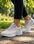 Women's Shock-Absorbing Lightweight Mesh Running Sneakers