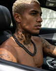 Men's Hip-Hop Full Diamond Cuban Chain Necklace