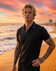 Men's Ice Silk Short Sleeve Polo Shirt – Slim Fit