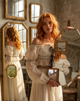 Women's Puff Sleeve TOP & Skirt Set – Elegant 2-Piece
