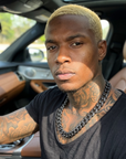 Men's Hip-Hop Full Diamond Cuban Chain Necklace