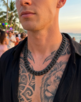Men's Hip-Hop Full Diamond Cuban Chain Necklace