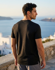 Men's Lyocell Merino Wool Blend T-Shirt – Moisture-Wicking Short Sleeve