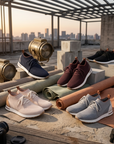 Women's Fly-Knit Slip-On Sneakers – Breathable Mesh Low Top
