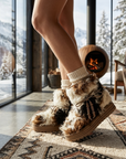 Women's Mid-Calf Snow Boots - Plush Lined, Non-Slip, Winter