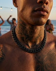 Men's Hip-Hop Full Diamond Cuban Chain Necklace